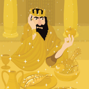 King Midas and the Golden Touch at thestoryhome.com
